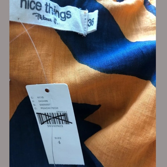 New Nice Things Poppy Buttondown Shirt Size 36 / 4 - Picture 6 of 6